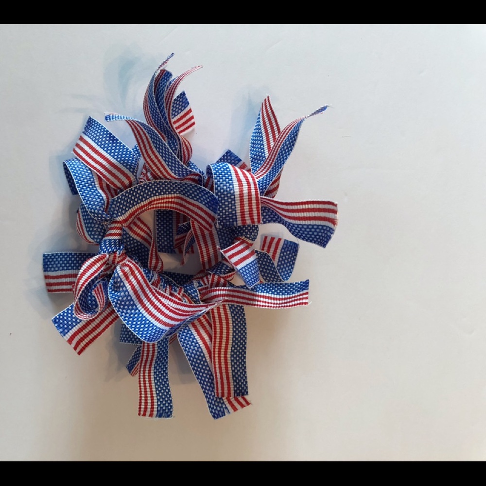 Girls Patriotic Custom Made Hair Scrunchy